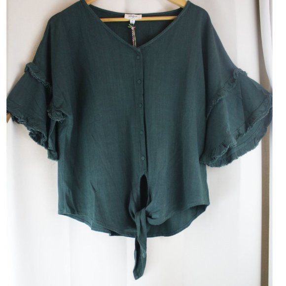 Umgee Linen Bohemian Top - Picture 11 of 14